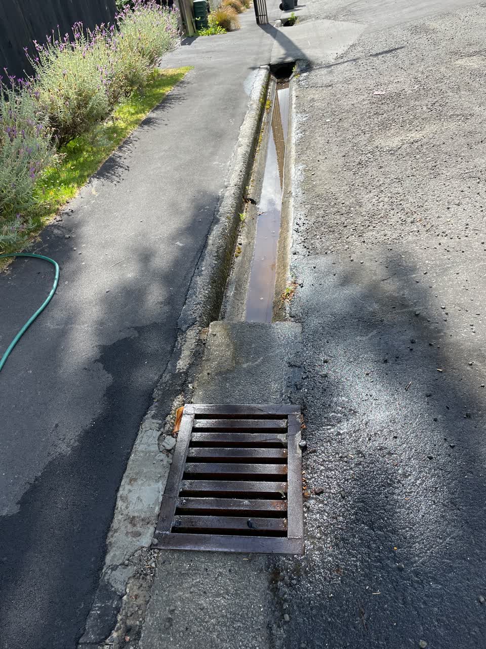 The photograph attached to this wastewater/stormwater report