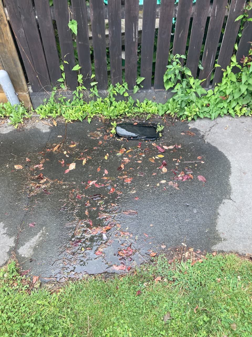 The photograph attached to this wastewater/stormwater report