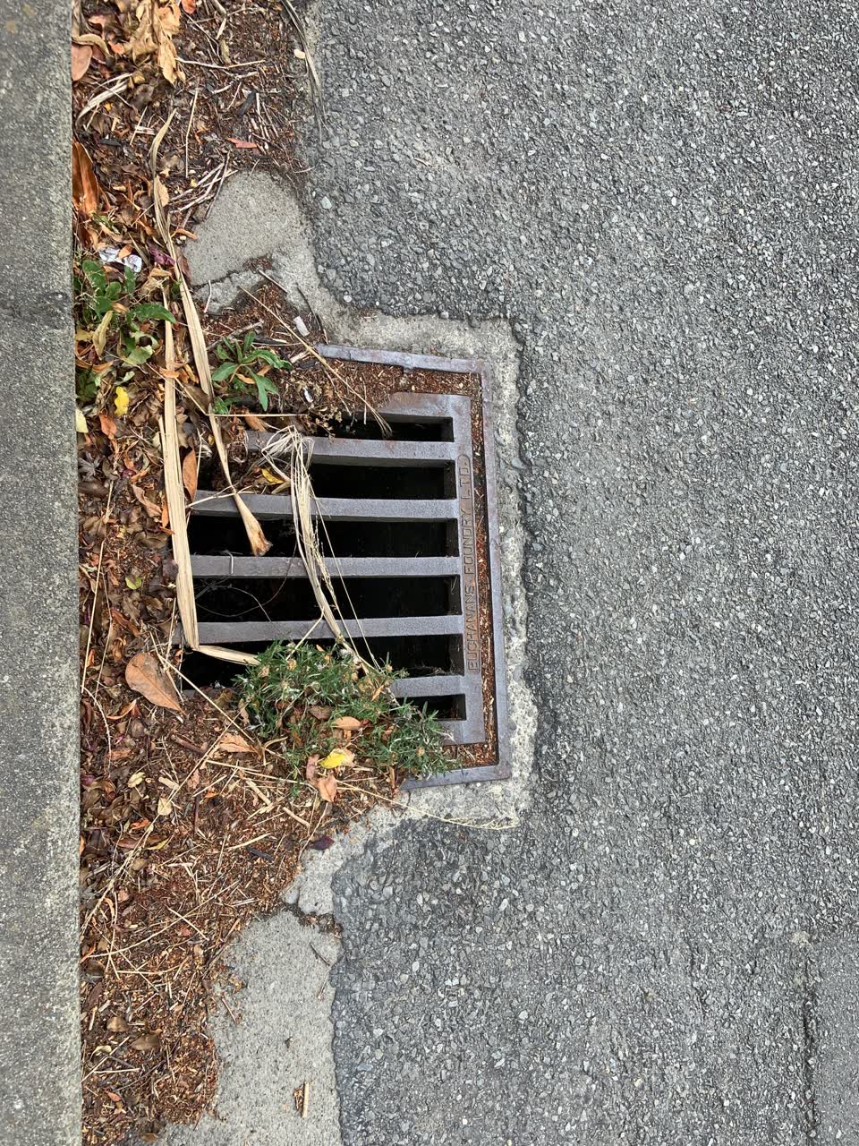 The photograph attached to this wastewater/stormwater report