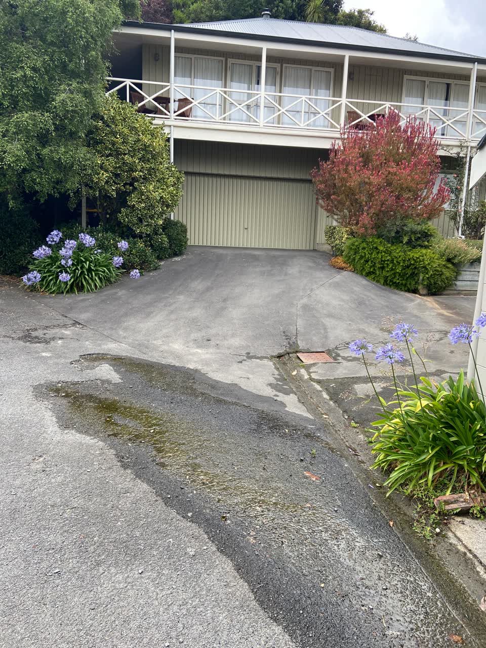 The photograph attached to this water leak report