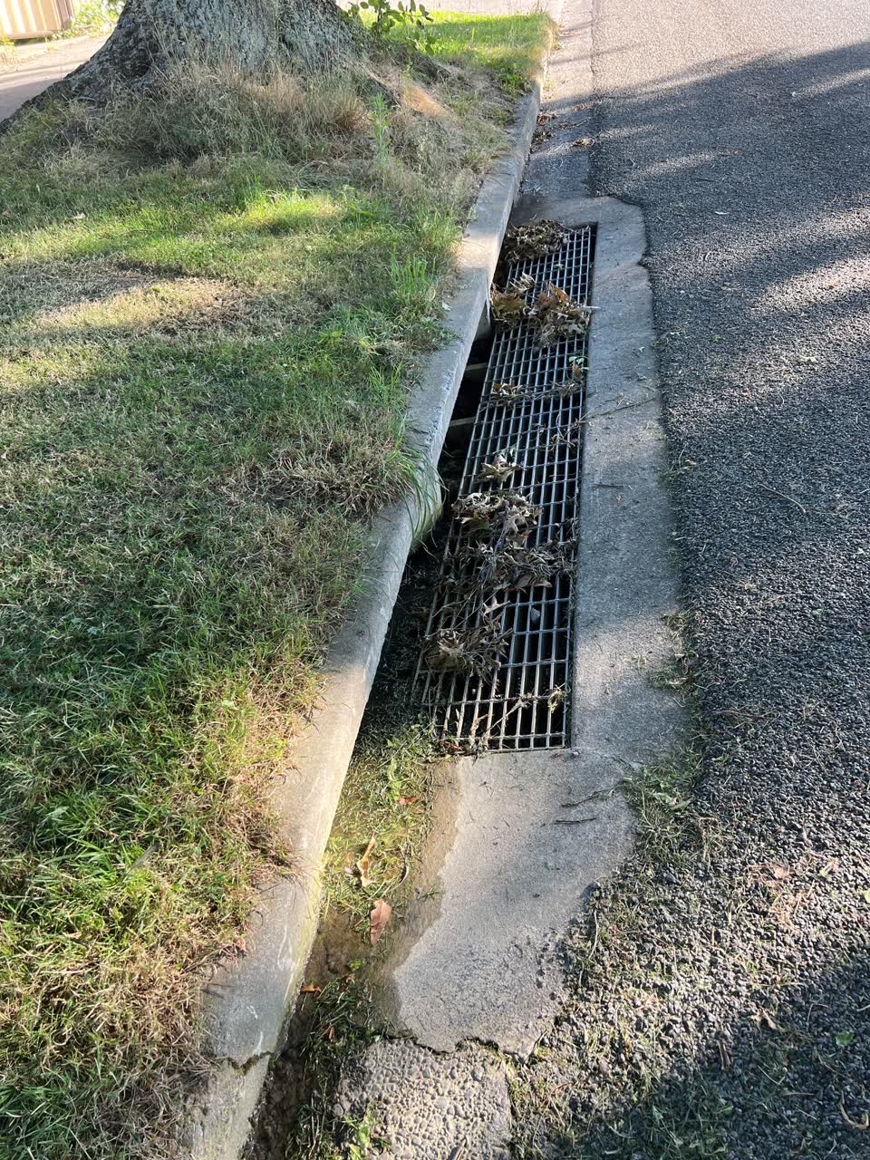 The photograph attached to this wastewater/stormwater report