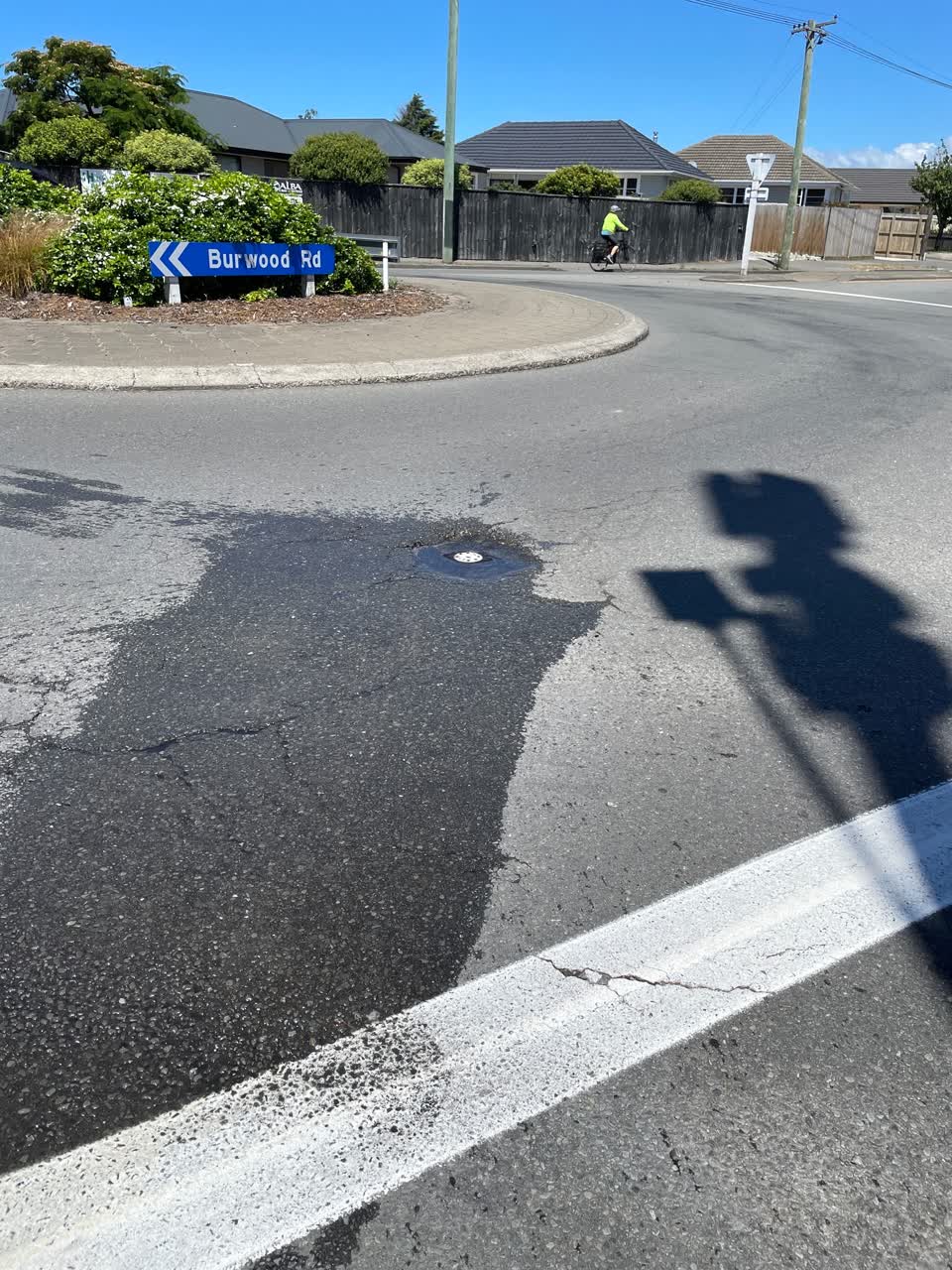 The photograph attached to this water leak report