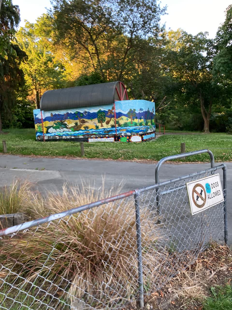 The photograph attached to this parks report