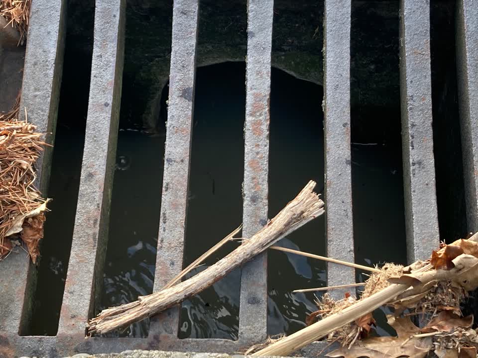 The photograph attached to this wastewater/stormwater report