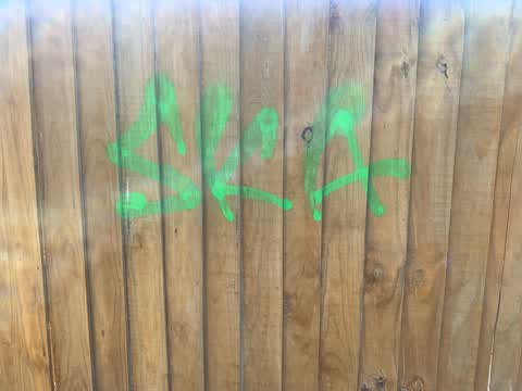 Graffiti, a report photo