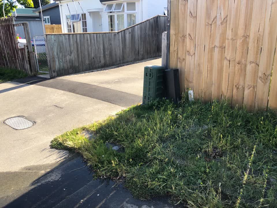The photograph attached to this water leak report