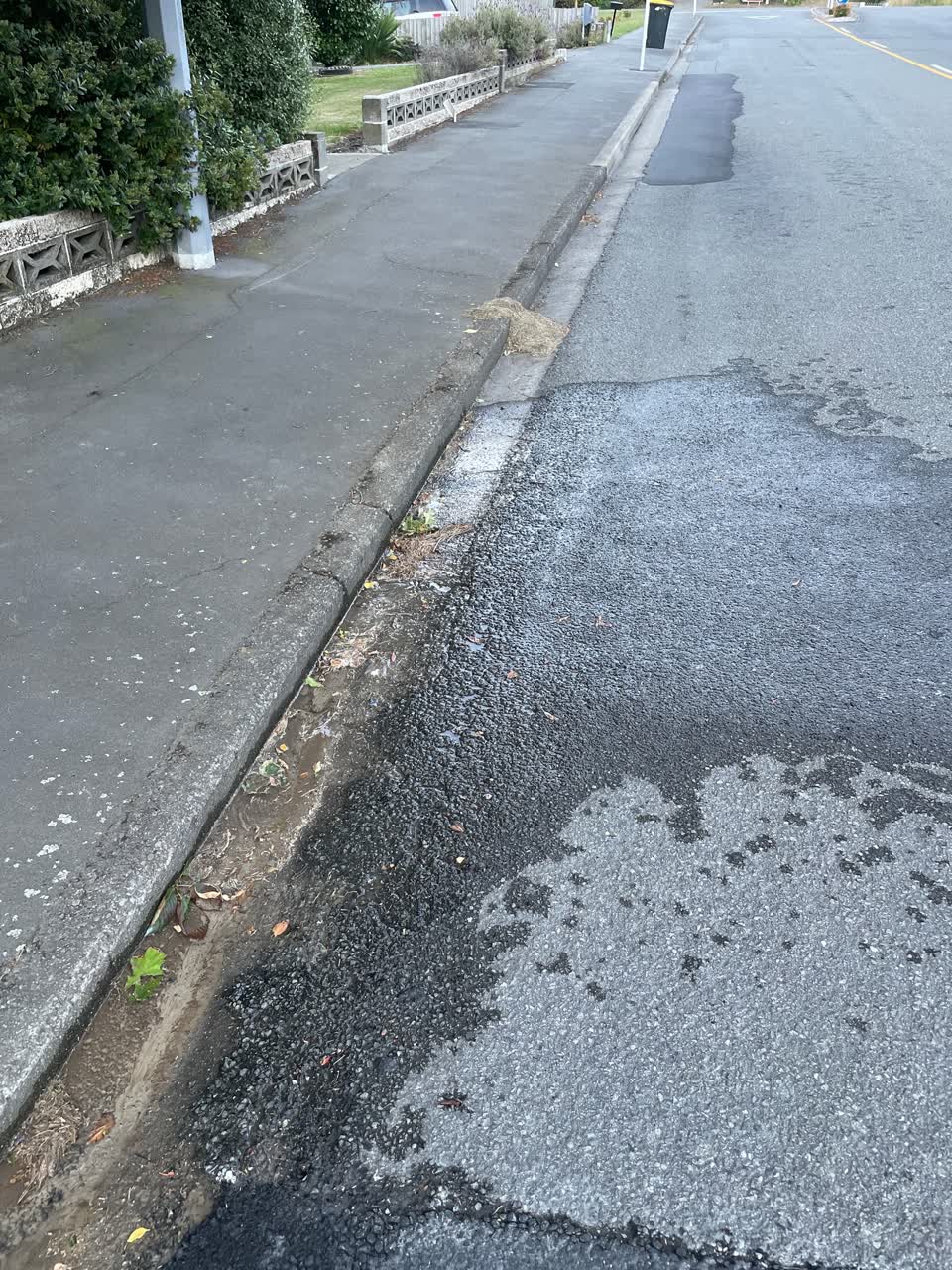 The photograph attached to this water leak report