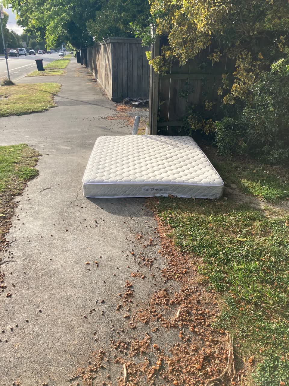 The photograph attached to this rubbish/recycling report