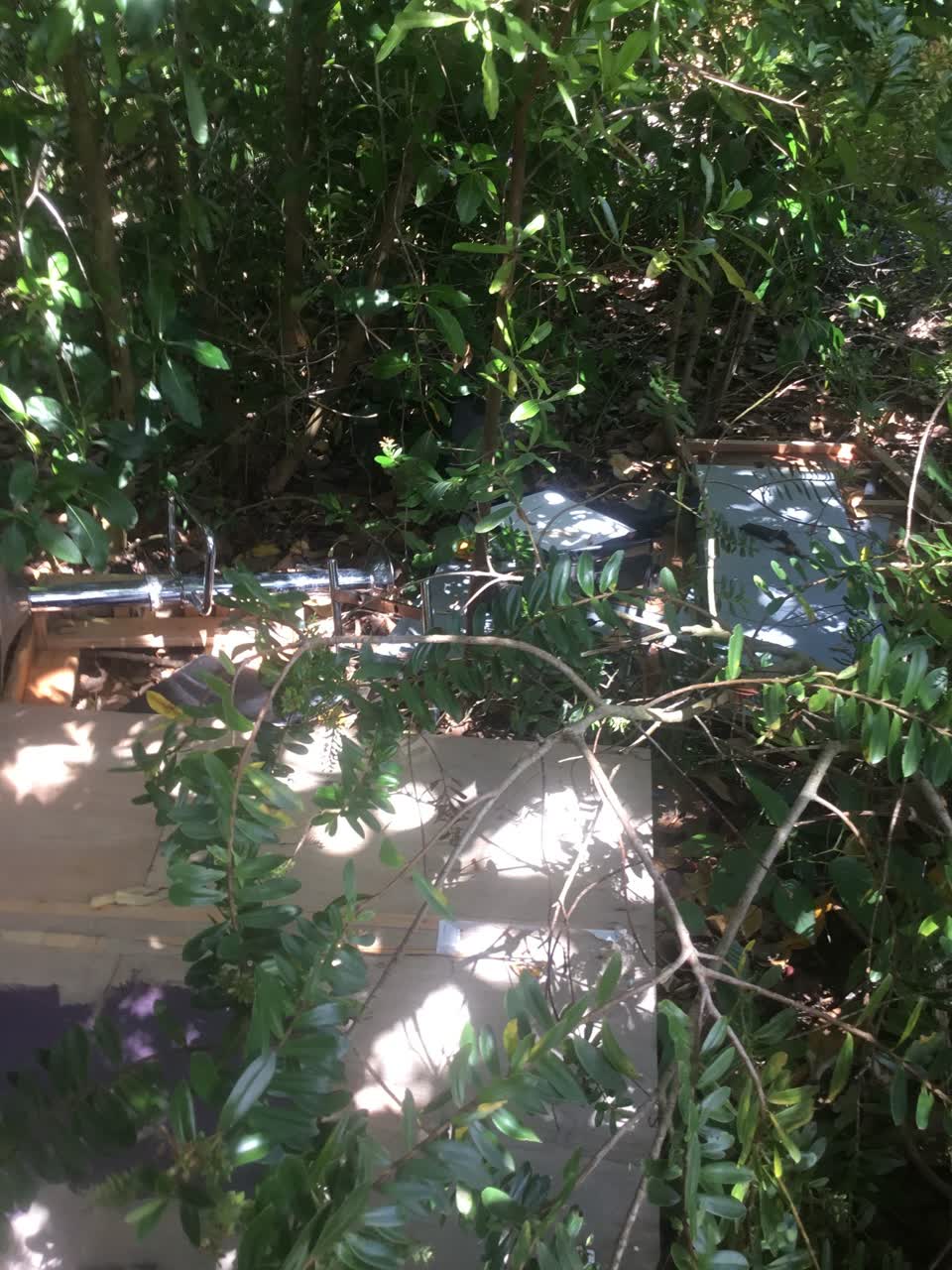 The photograph attached to this rubbish/recycling report