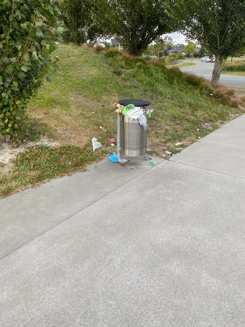 Rubbish/Recycling, a report photo