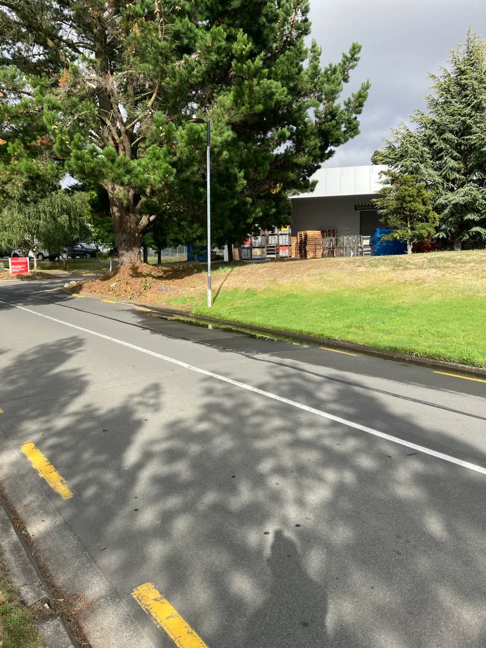 The photograph attached to this water leak report