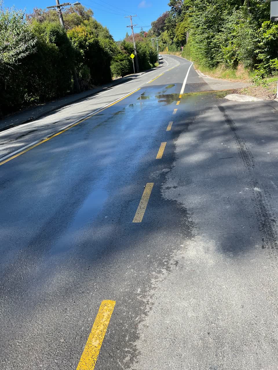 The photograph attached to this wastewater/stormwater report