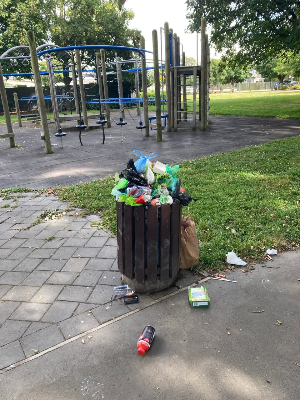The photograph attached to this parks report