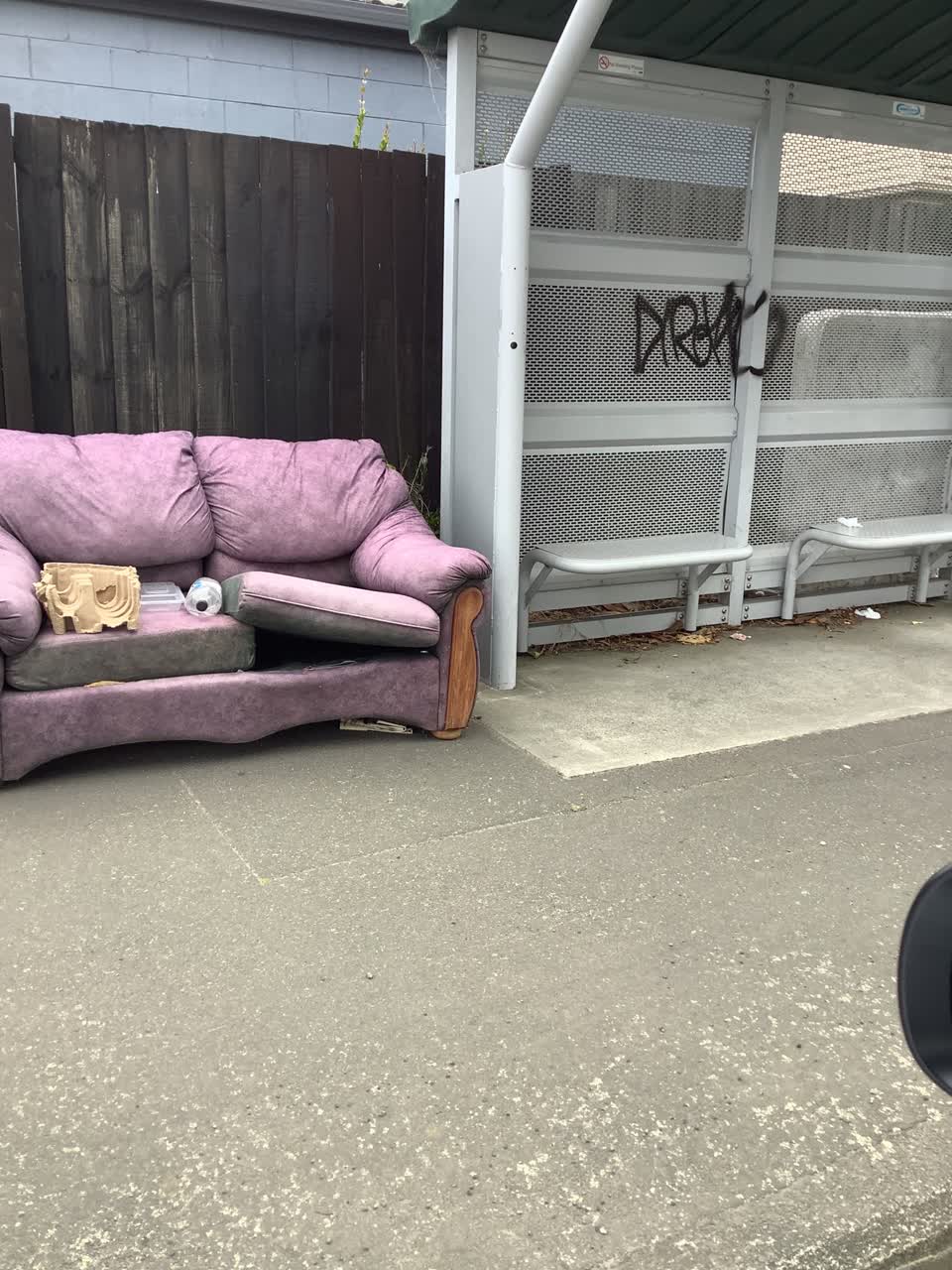 The photograph attached to this rubbish/recycling report