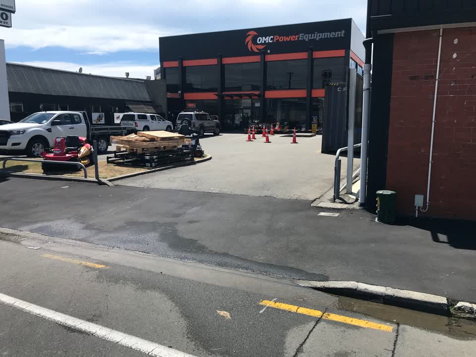 The photograph attached to this water leak report