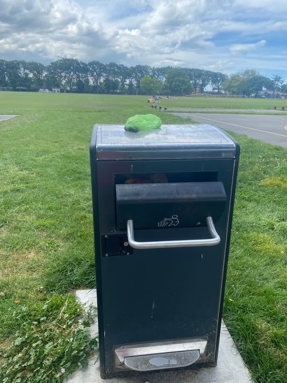 The photograph attached to this parks report