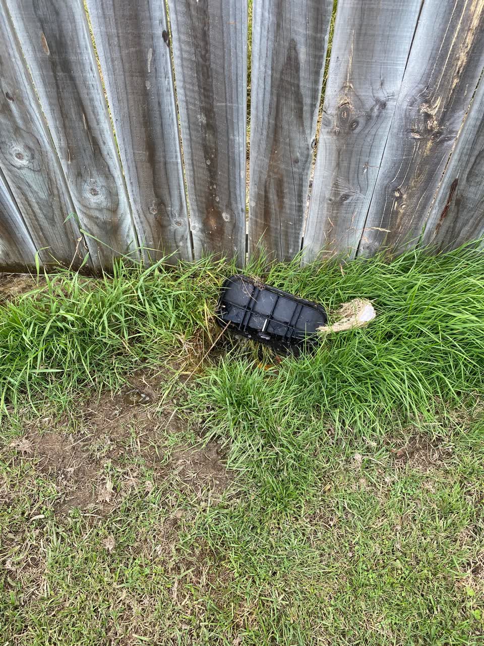 The photograph attached to this flooding report
