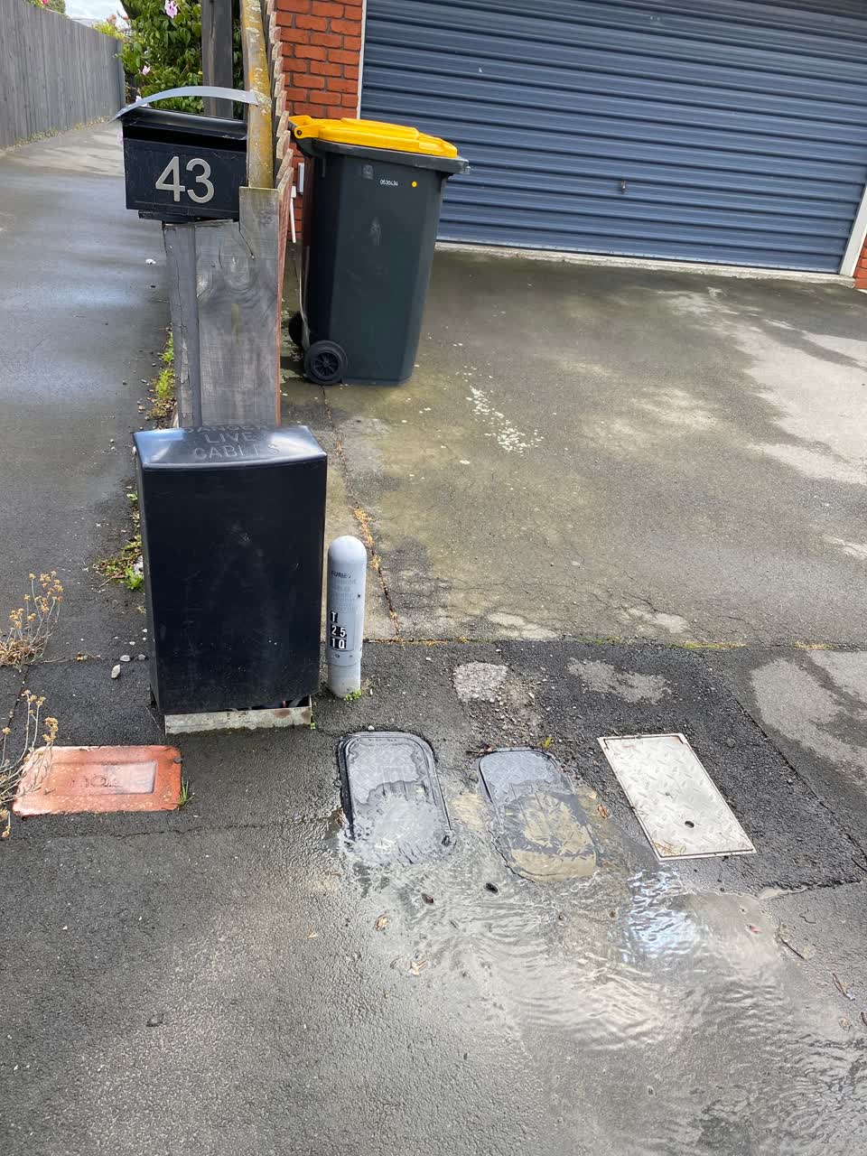 The photograph attached to this water supply report
