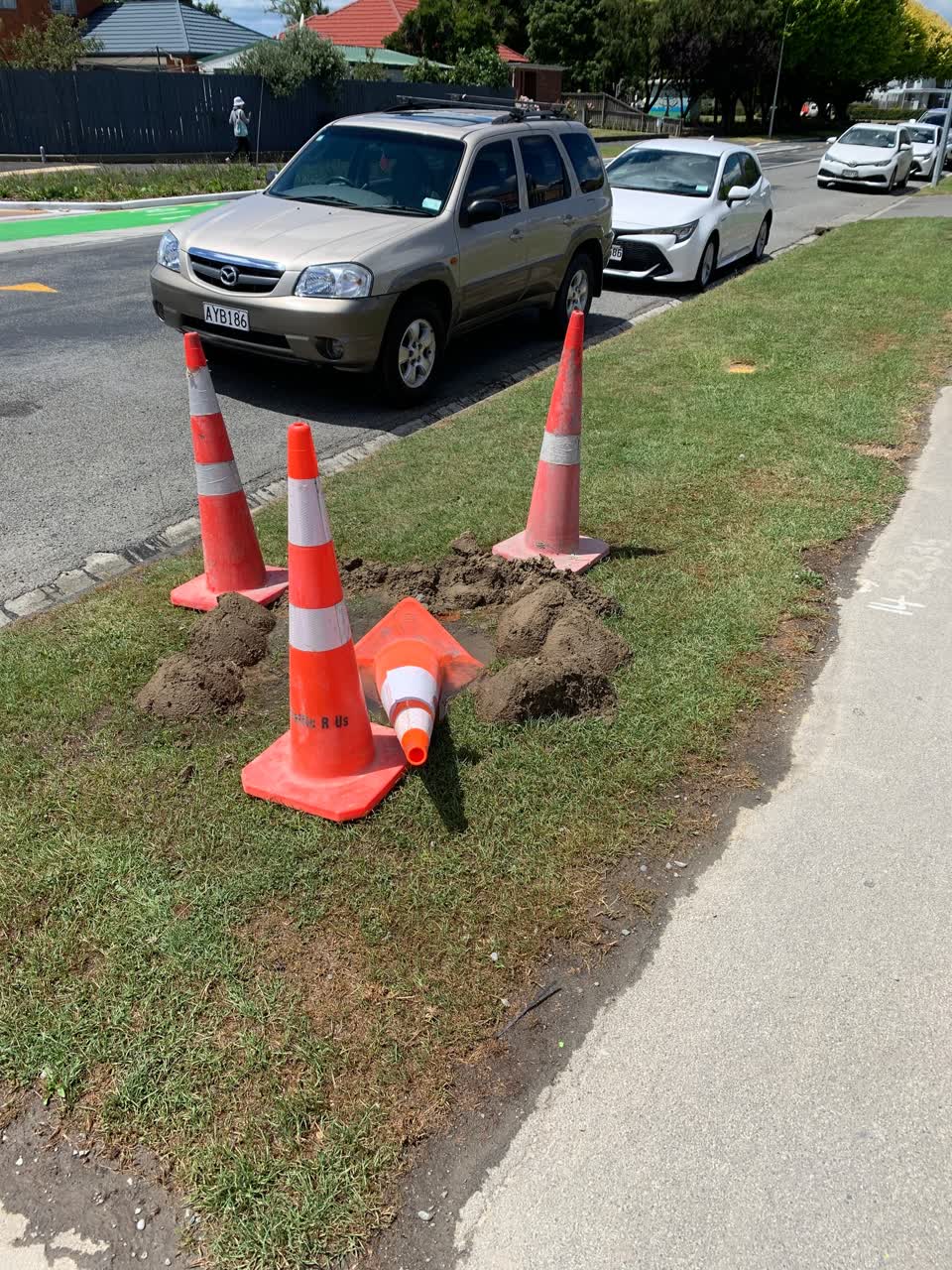The photograph attached to this water leak report