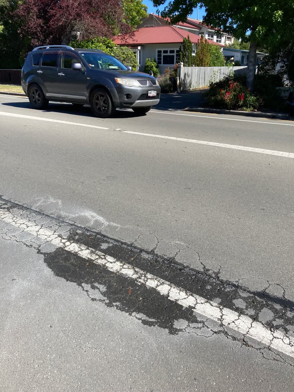 The photograph attached to this water leak report
