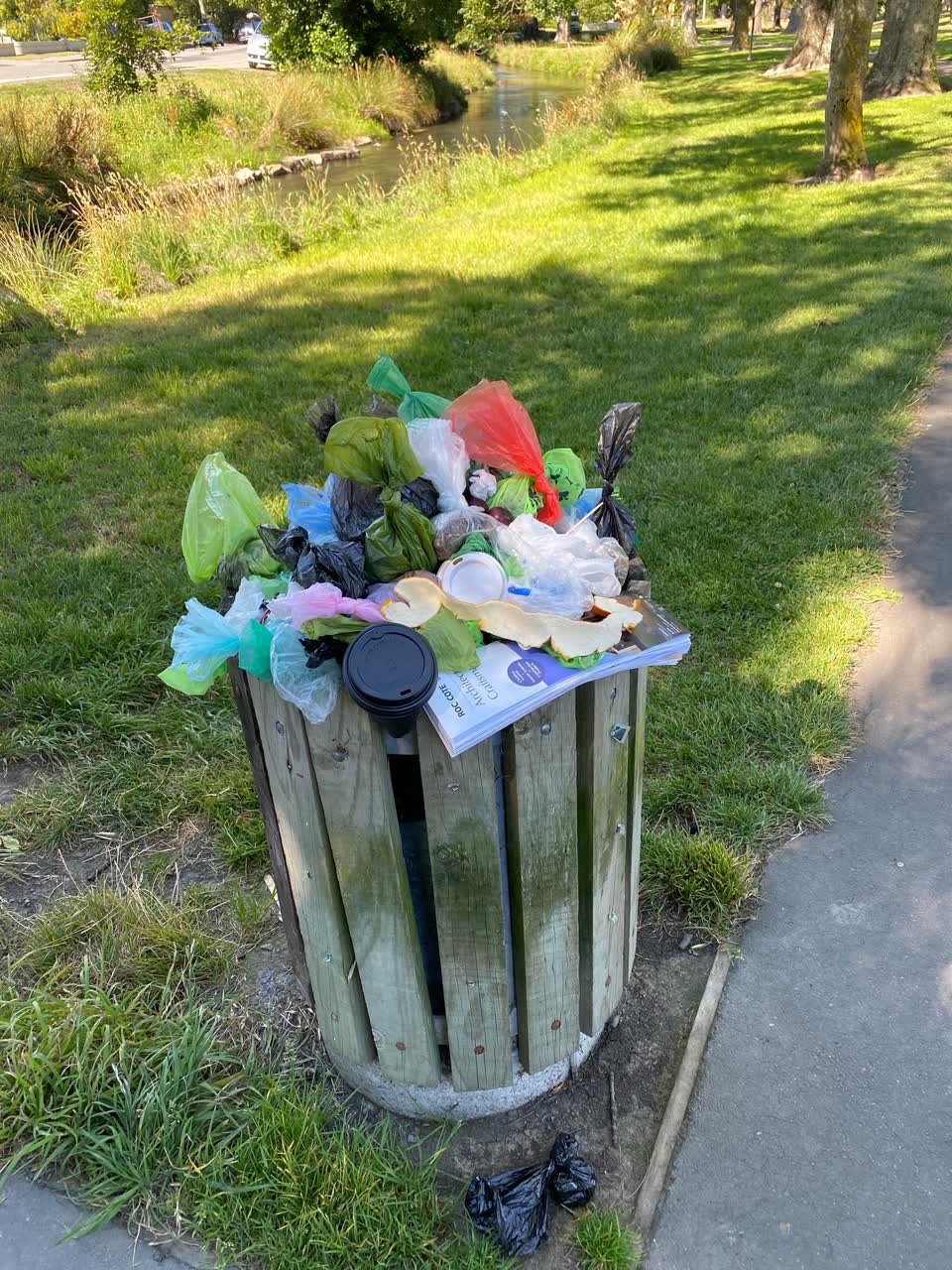 The photograph attached to this parks report