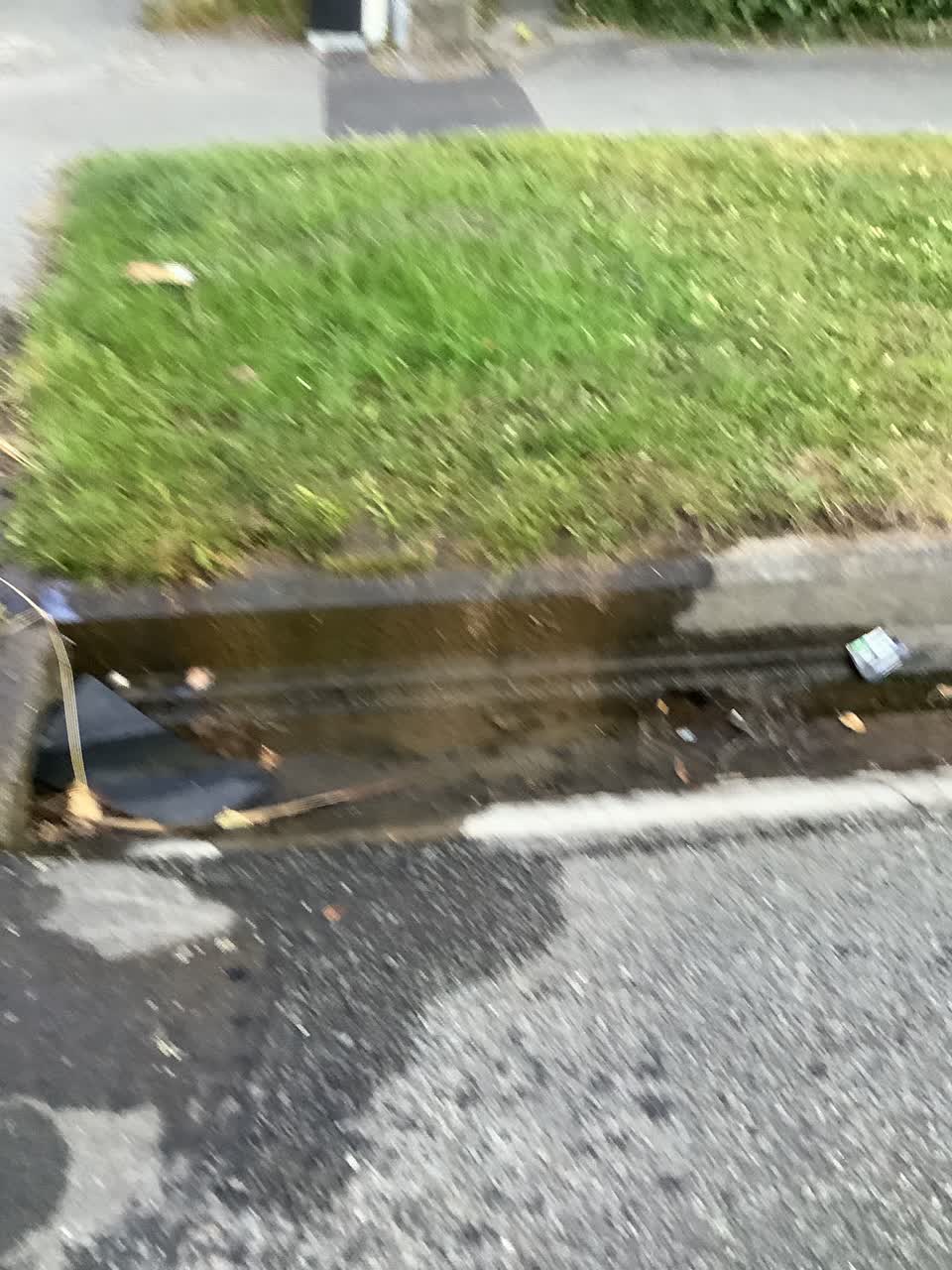 The photograph attached to this water leak report