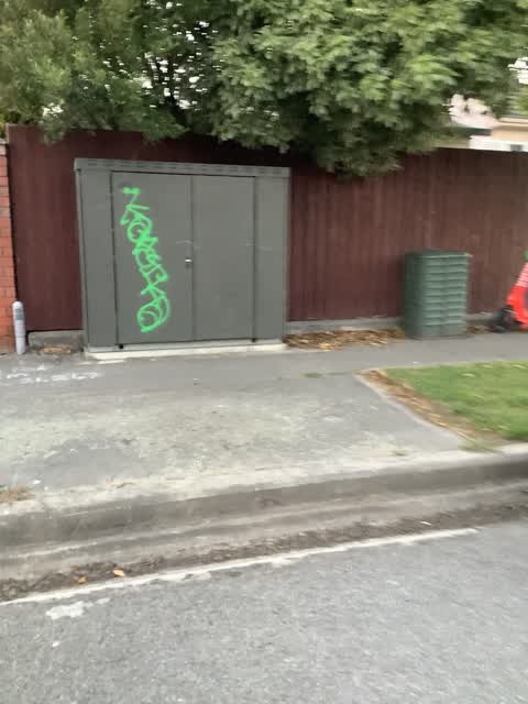 Graffiti, a report photo