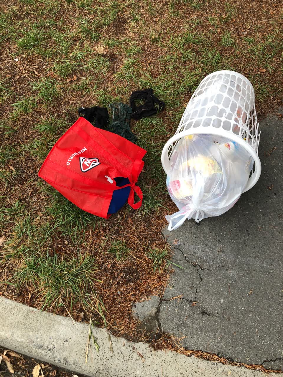 The photograph attached to this rubbish/recycling report