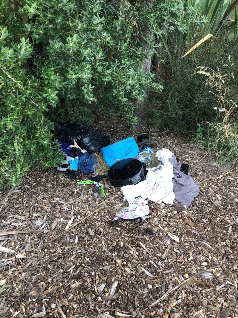 The photograph attached to this rubbish/recycling report