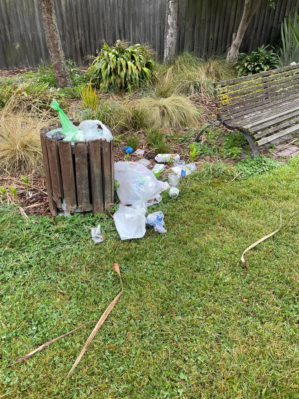 The photograph attached to this parks report