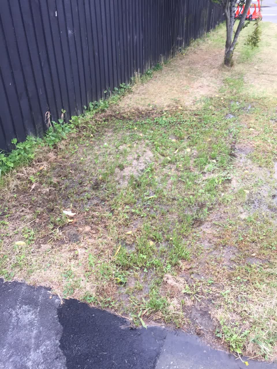 The photograph attached to this water leak report