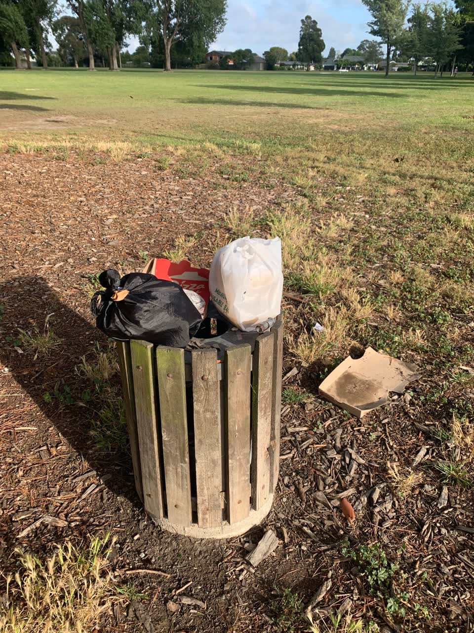 The photograph attached to this parks report