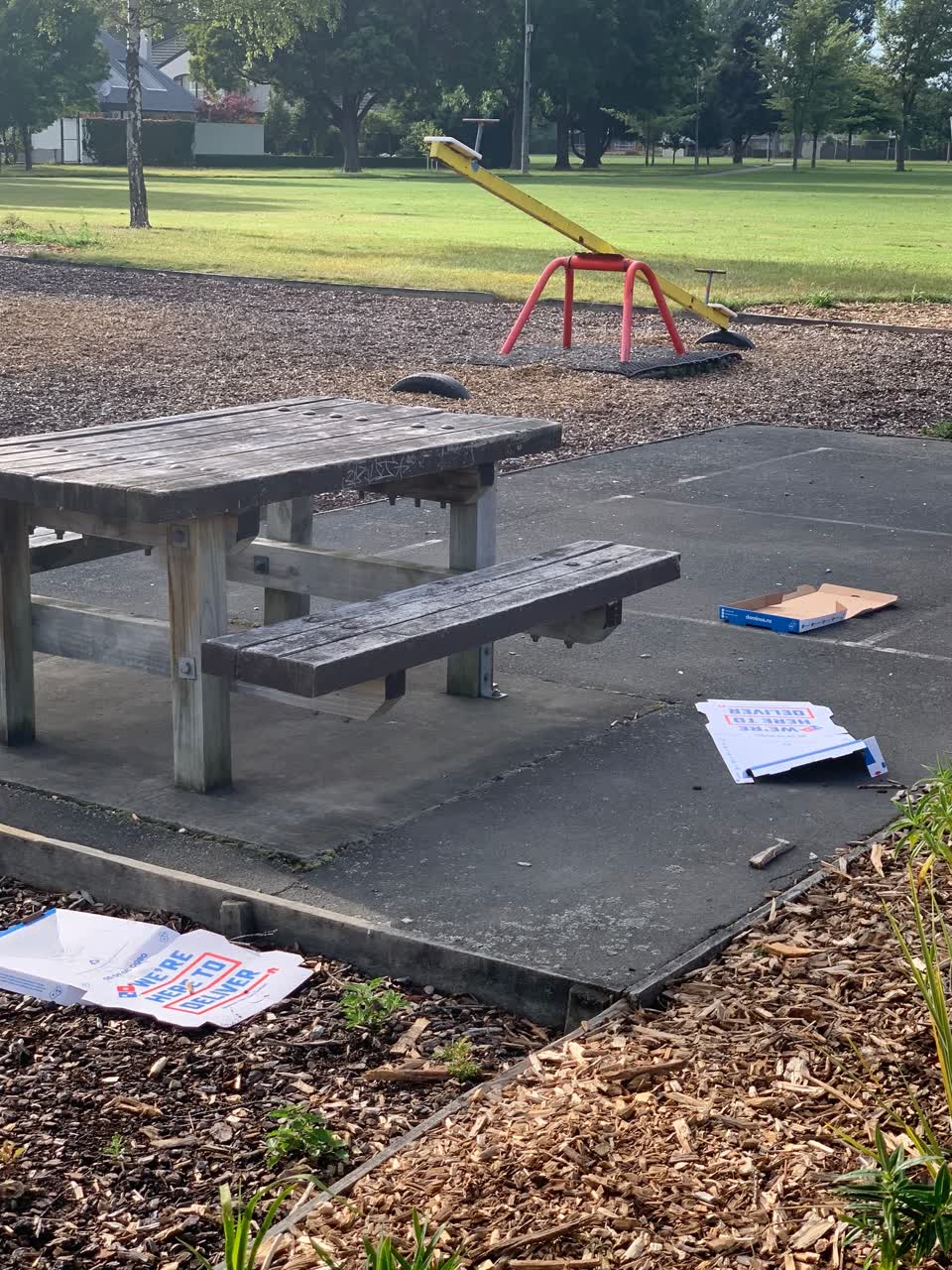 The photograph attached to this parks report