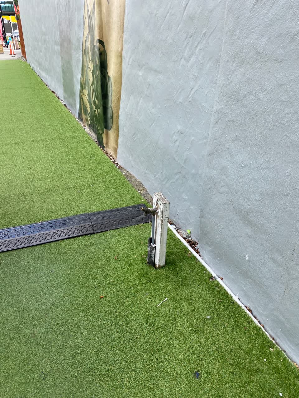 The photograph attached to this water leak report