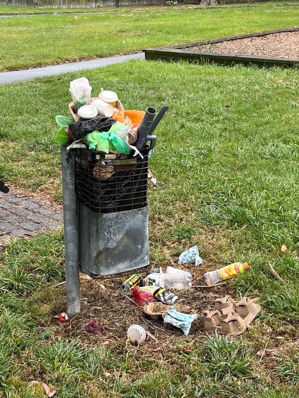 The photograph attached to this parks report