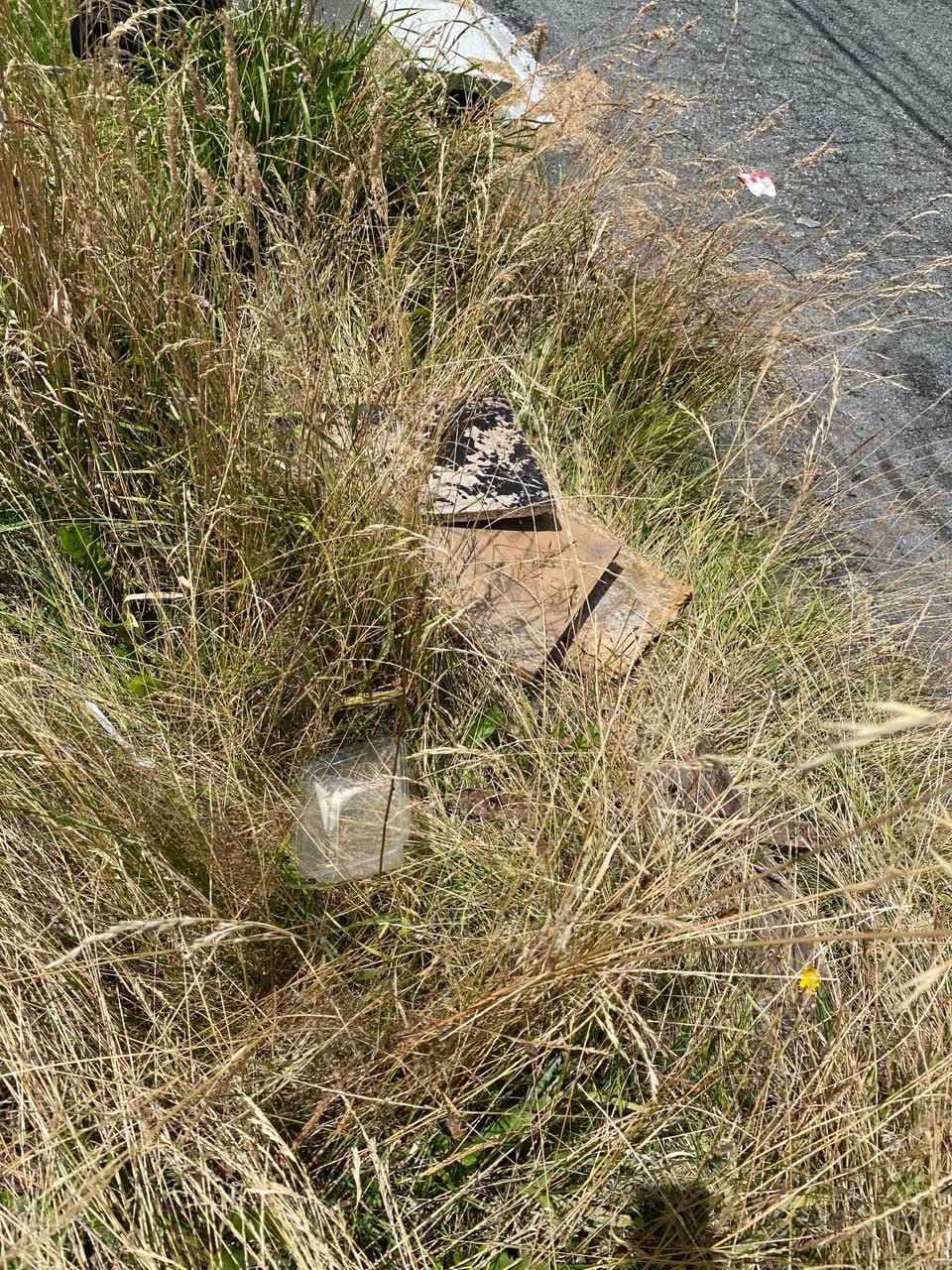 The photograph attached to this rubbish/recycling report