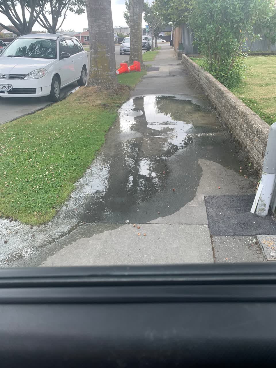 The photograph attached to this wastewater/stormwater report