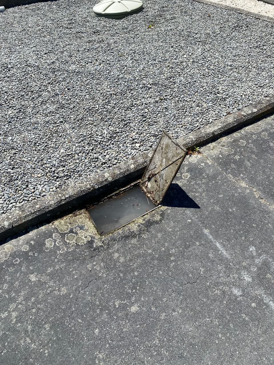 The photograph attached to this water leak report