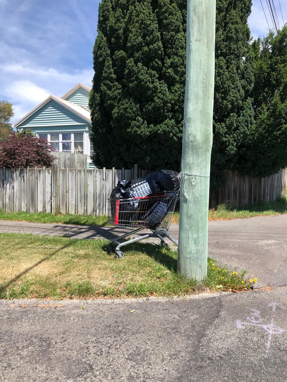 The photograph attached to this rubbish/recycling report
