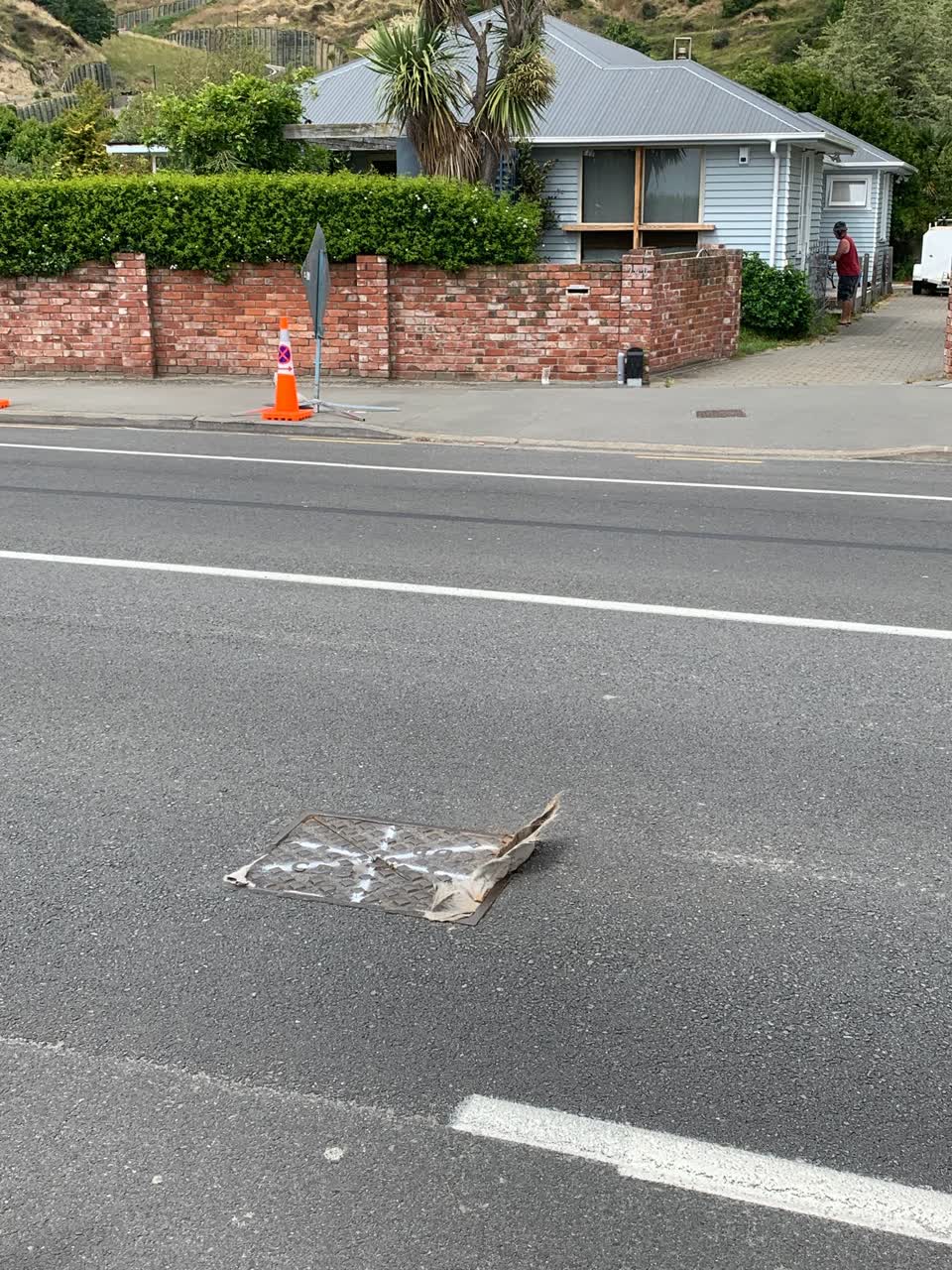 The photograph attached to this wastewater/stormwater report