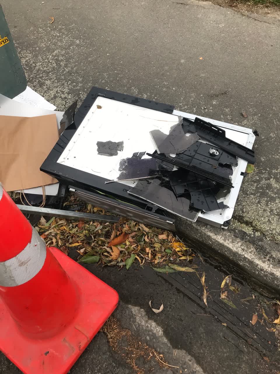 The photograph attached to this rubbish/recycling report