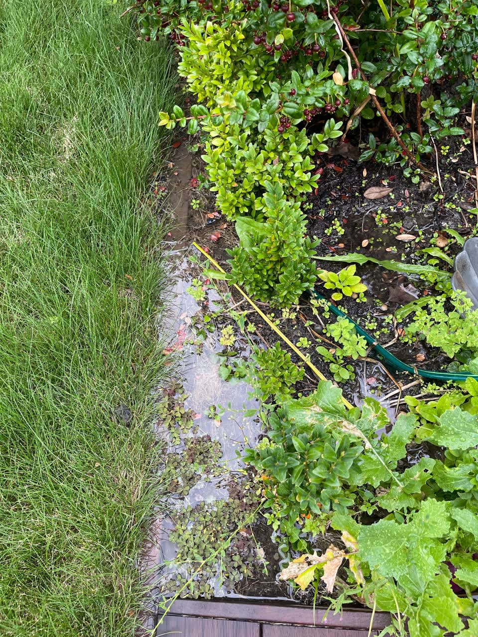 The photograph attached to this wastewater/stormwater report