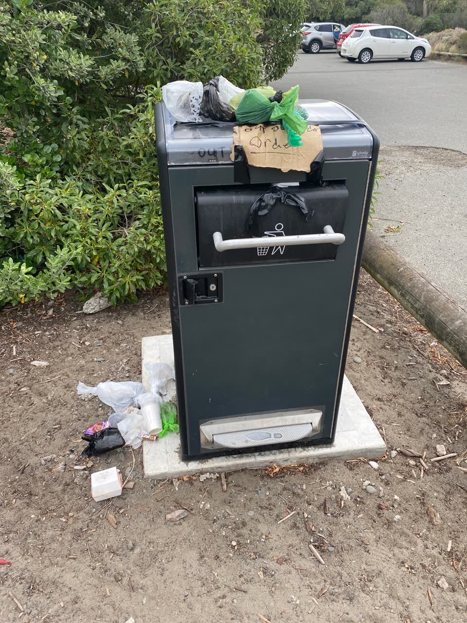 The photograph attached to this parks report