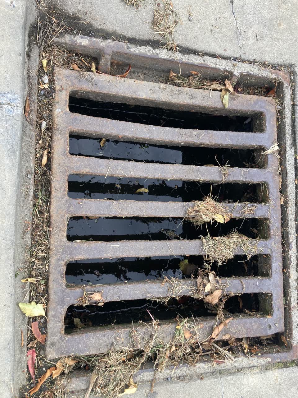 The photograph attached to this wastewater/stormwater report
