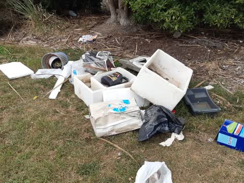 Rubbish/Recycling, a report photo
