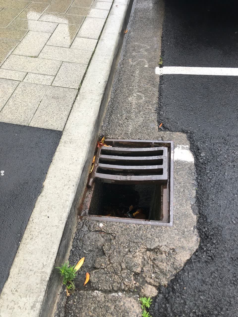The photograph attached to this wastewater/stormwater report
