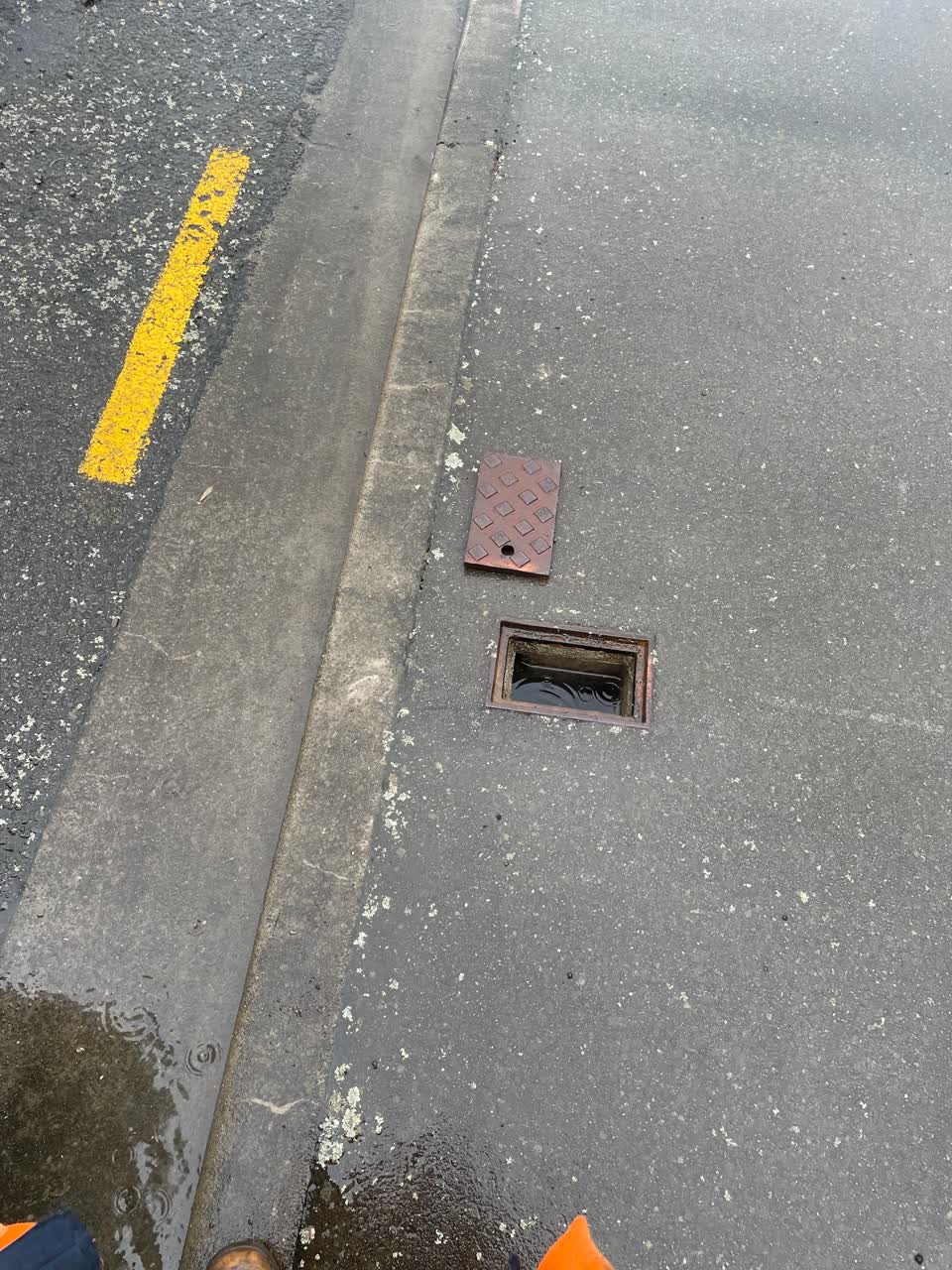 The photograph attached to this wastewater/stormwater report