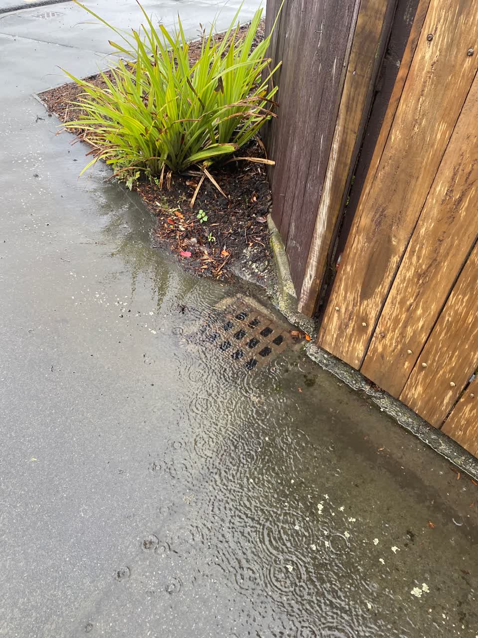 The photograph attached to this wastewater/stormwater report