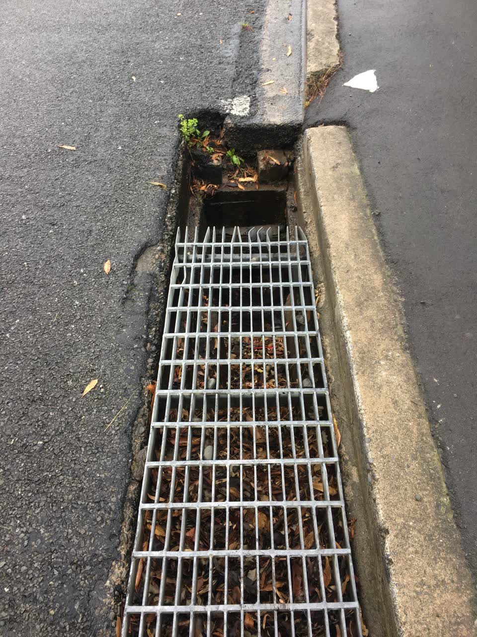 The photograph attached to this wastewater/stormwater report