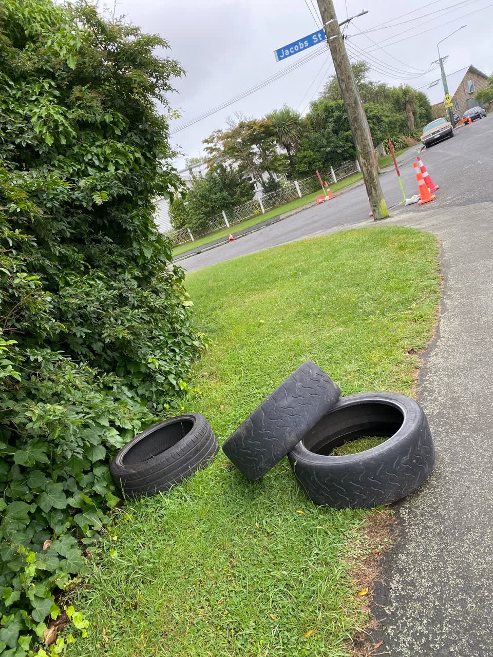 The photograph attached to this rubbish/recycling report